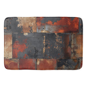 Rusty Metal Bath Mat