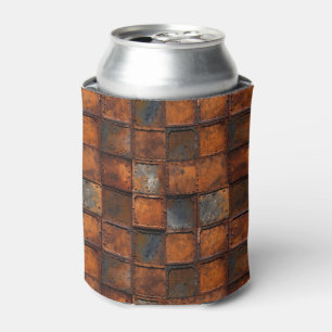 Rusty Metal Can Cooler
