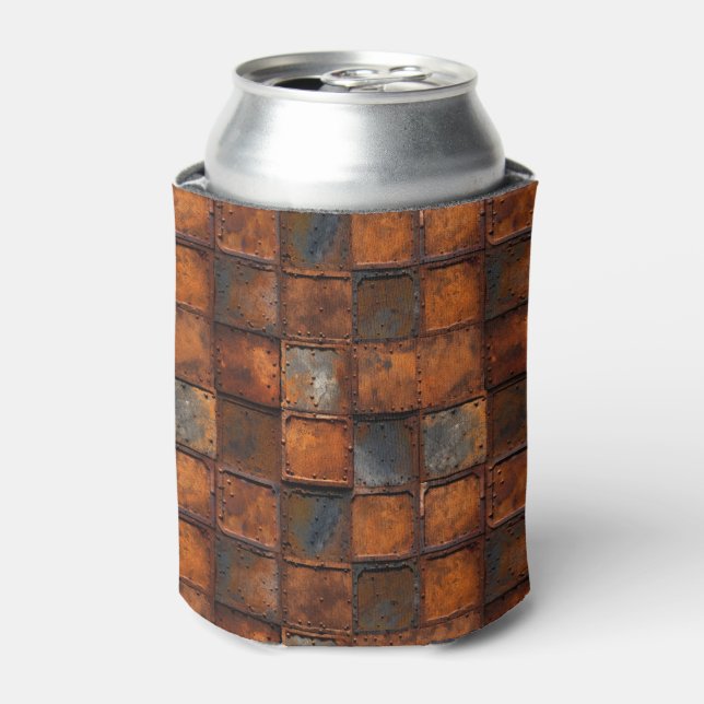 Rusty Metal Can Cooler (Can Front)