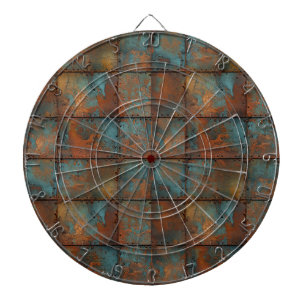 Rusty Metal Dartboard
