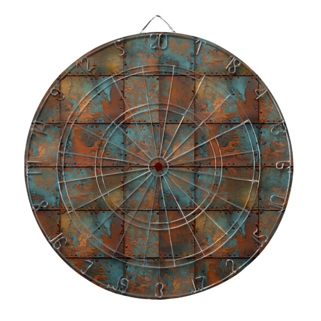 Rusty Metal Dartboard (Front)