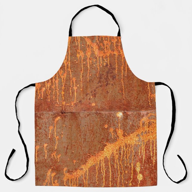 rusty metal panel texture background apron (Front)