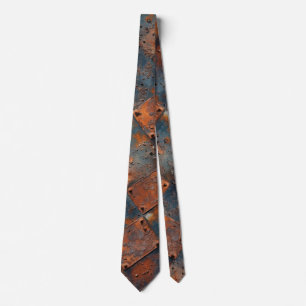 Rusty Metal Panels Tie