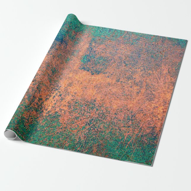 Rusty metal plate background texture. Steel plate  Wrapping Paper (Unrolled)