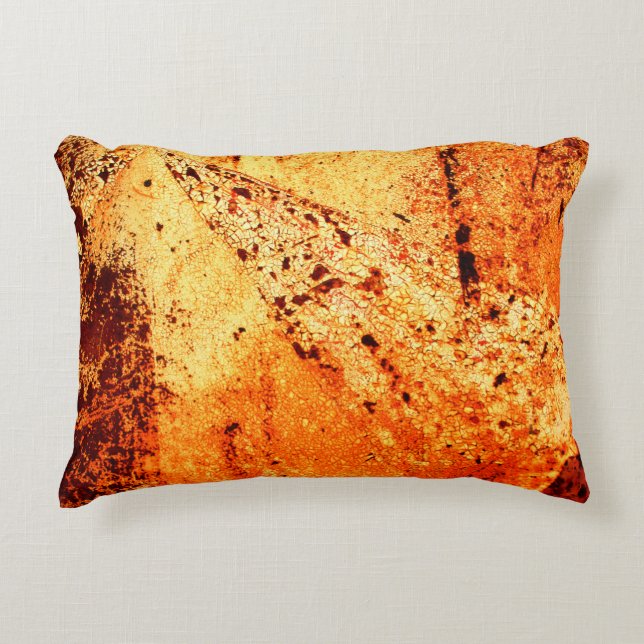 Rusty metal surfaceabstract, aging, home decor, bu decorative cushion (Front)