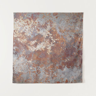 Rusty Metal Texture Background Tapestry