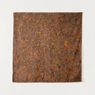 Rusty Metal: Textured Iron Aesthetics. Tapestry