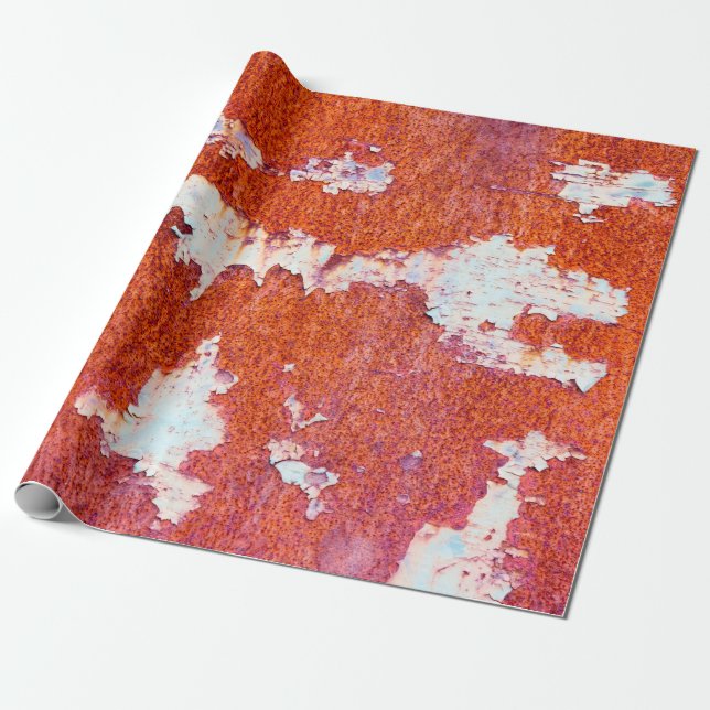 Rusty metal texturegrunge, textured, abstract, age wrapping paper (Unrolled)