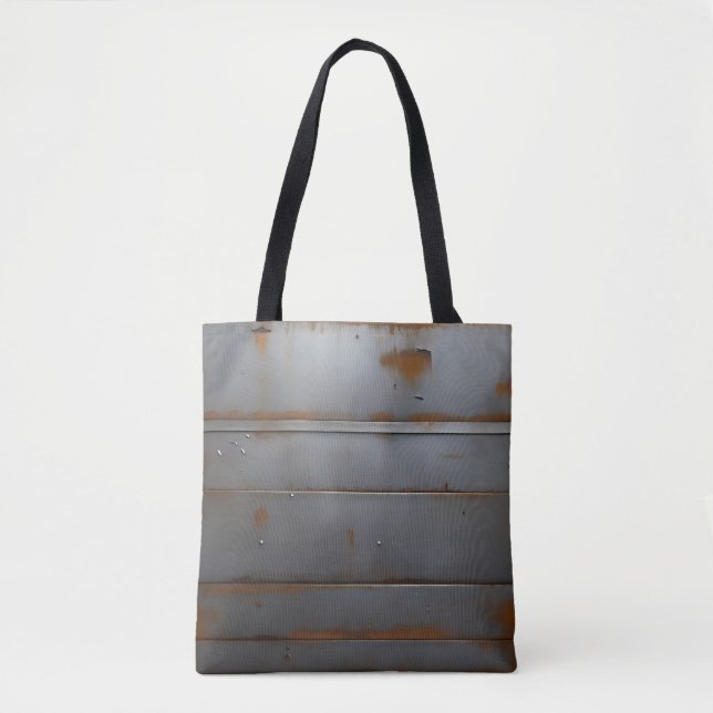 rusty metal  tote bag (Front)