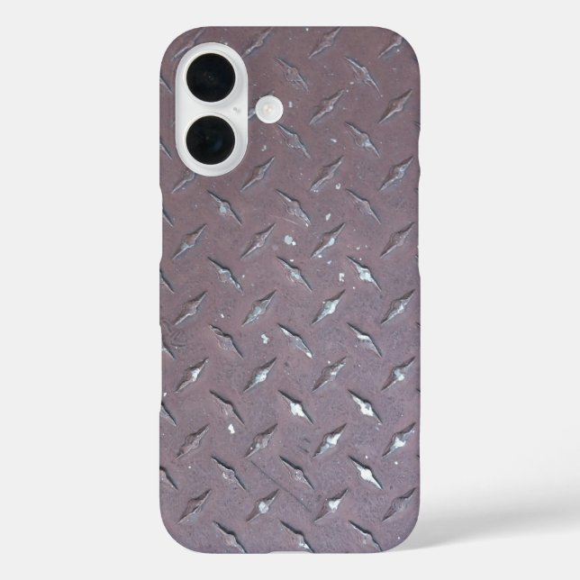 Rusty Metal Tread Plate Case-Mate iPhone Case (Back)