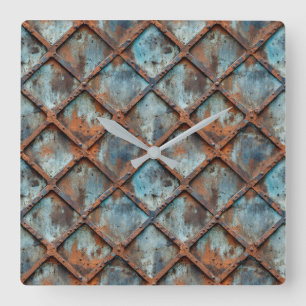 Rusty Metal Wall Clock