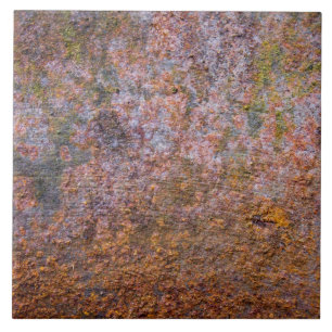 Rusty old metal texture tile