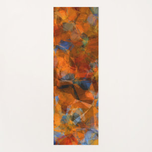 Rusty Orange Modern Abstract Design Yoga Mat