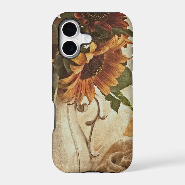 Rusty Orange Sunflowers (Back)