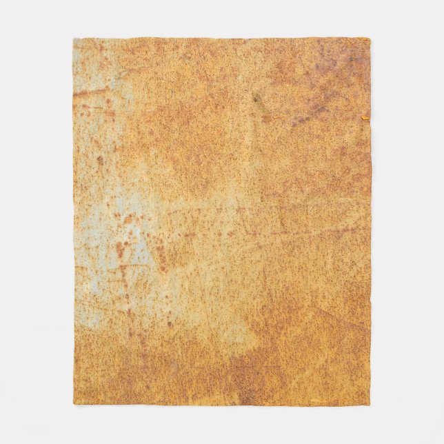 rusty pattern and backgroundabstract,aged,art,back fleece blanket (Front)