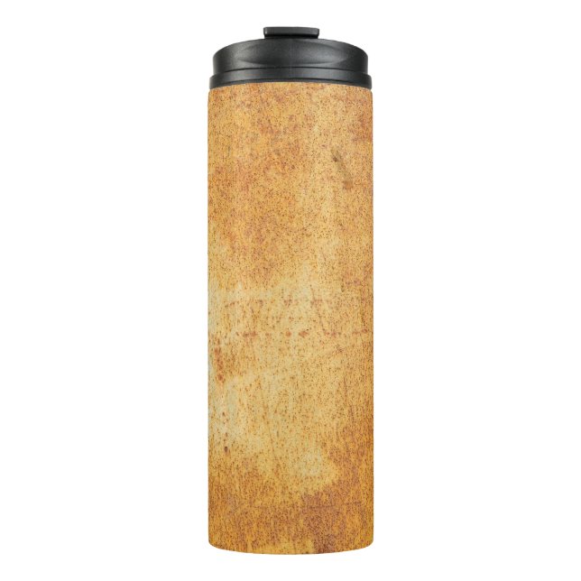 rusty pattern and backgroundabstract,aged,art,back thermal tumbler (Front)