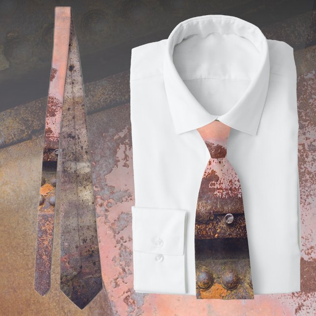Rusty pink brown metal  tie (Creator Uploaded)