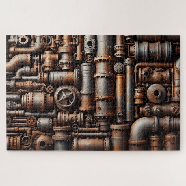 Rusty Pipes Puzzle (Horizontal)