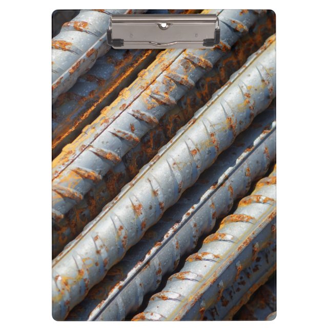 Rusty Rebar Clipboard (Front)