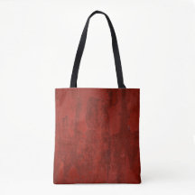 Rusty red tote bag