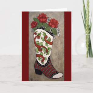 Rusty Rose Greeting Card
