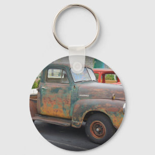 Rusty Short Bed Key Ring