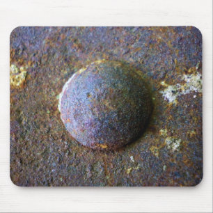 Rusty Steel Industrial Rivet Mouse Pad