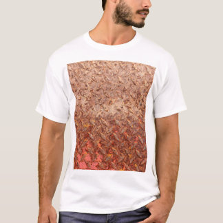 Rusty steel plate, grungy metal texture. T-Shirt