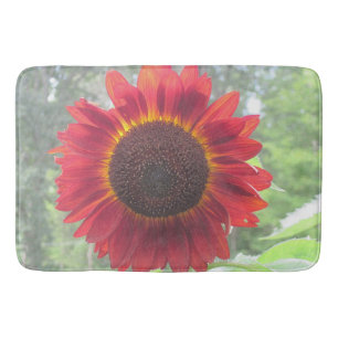 Rusty Sunflower Bath Mat