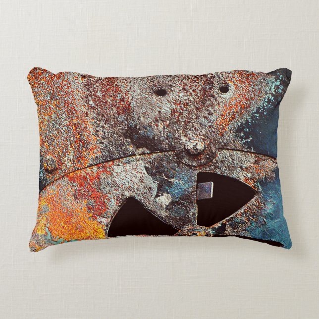 Rusty The Possum Abstract Art Decorative Cushion (Front)