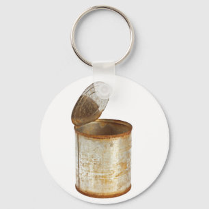 Rusty tin can key ring