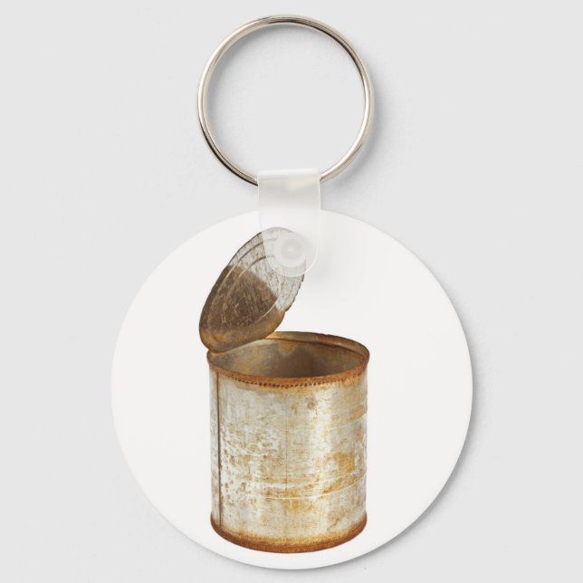 Rusty tin can key ring (Front)