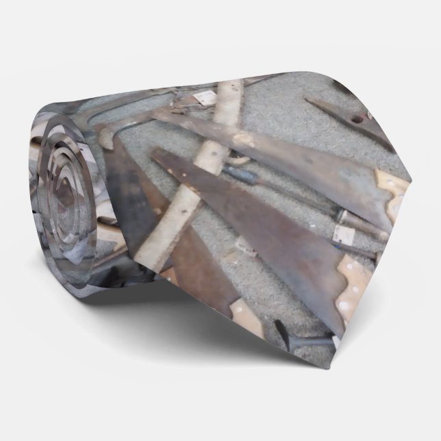 Rusty Tool Tie (Rolled)