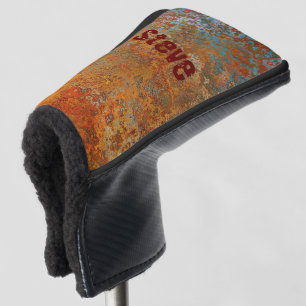Rusty, Verdigris, Grunge Steampunk Personalised Golf Head Cover