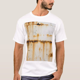 Rusty White Metal: Textured Surface T-Shirt