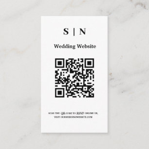 Rusty Wildflower & Mountain Online RSVP QR Code Enclosure Card