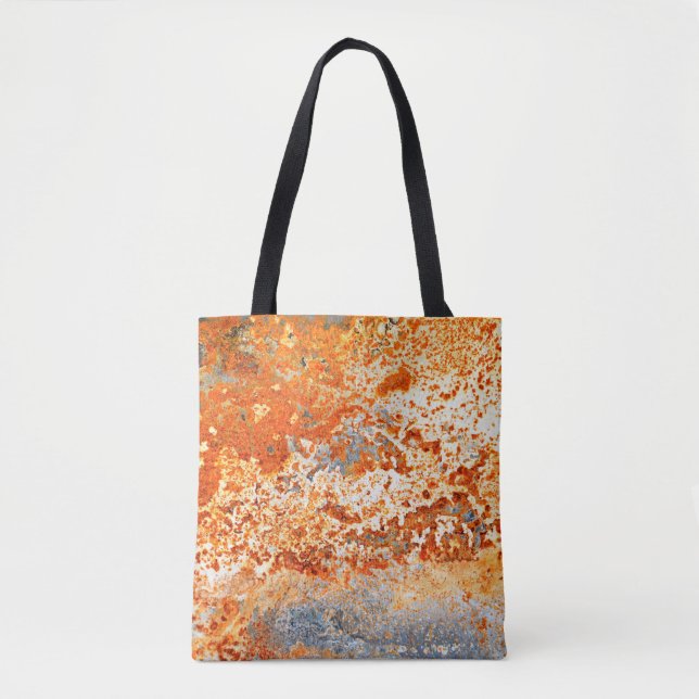 Rusty Zinc grunge background Tote Bag (Front)