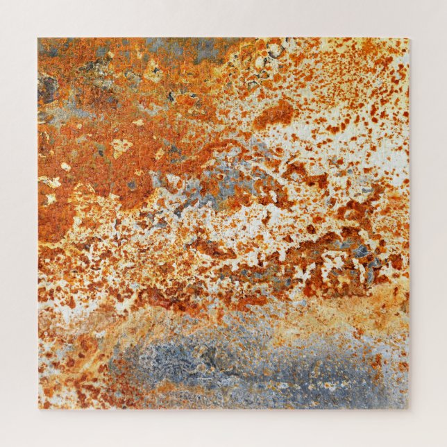 Rusty zinc: grunge texture background. jigsaw puzzle (Vertical)