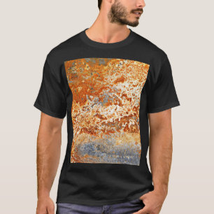 Rusty zinc: grunge texture background. T-Shirt