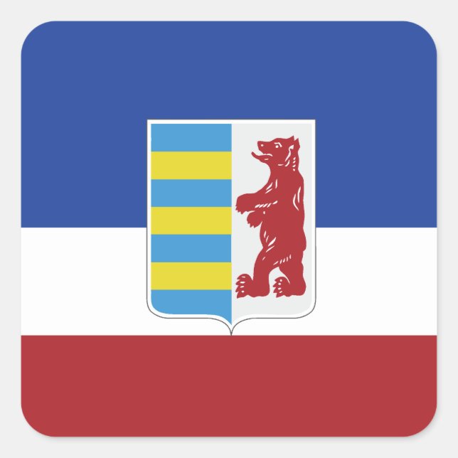 Rusyn flag sticker (Front)