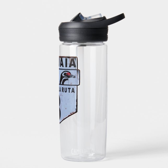 Ruta 3 Ushuaia Patagonia road sign Water Bottle (Left)