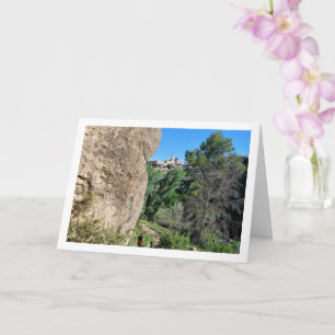Ruta del Agua Church View, Chelva, Valencia, Spain Card