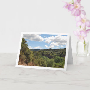 Ruta del Agua Cloudy Sky, Chelva, Valencia, Spain Card