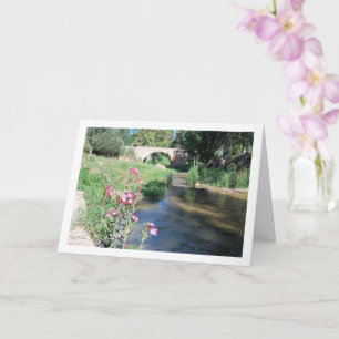 Ruta del Agua Floral Portrait, Chelva, Valencia Card