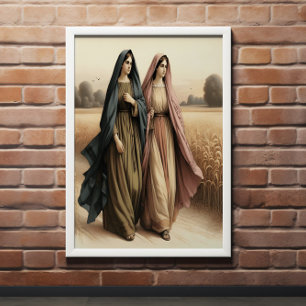Ruth 1 Journey of Faithful Devotion Poster