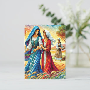 Ruth 1 Journey Through Loyalty and Love Postcard