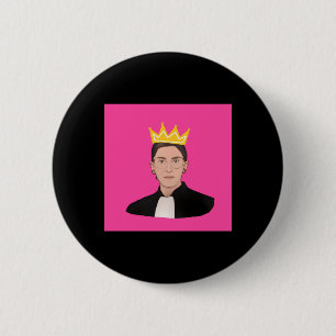 Ruth Bader Ginsberg RBG Poster 6 Cm Round Badge