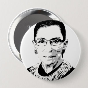 Ruth Bader Ginsburg 10 Cm Round Badge