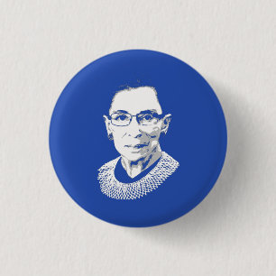 RUTH BADER GINSBURG 3 CM ROUND BADGE