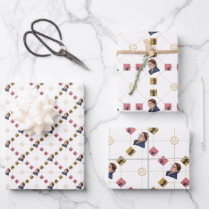 Ruth Bader Ginsburg - Artistic Lawyer Pattern Wrapping Paper Sheet